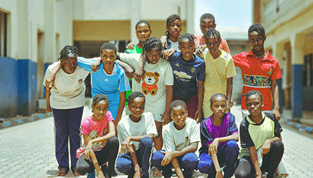 Children in classroom